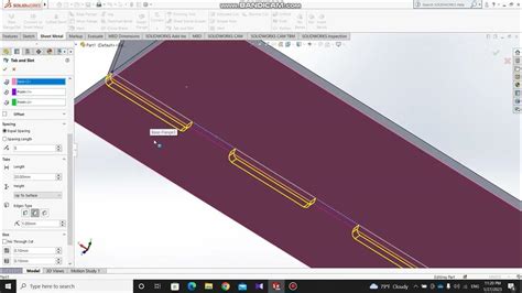 tab and slot sheet metal design|solidworks sheet metal toolbar.